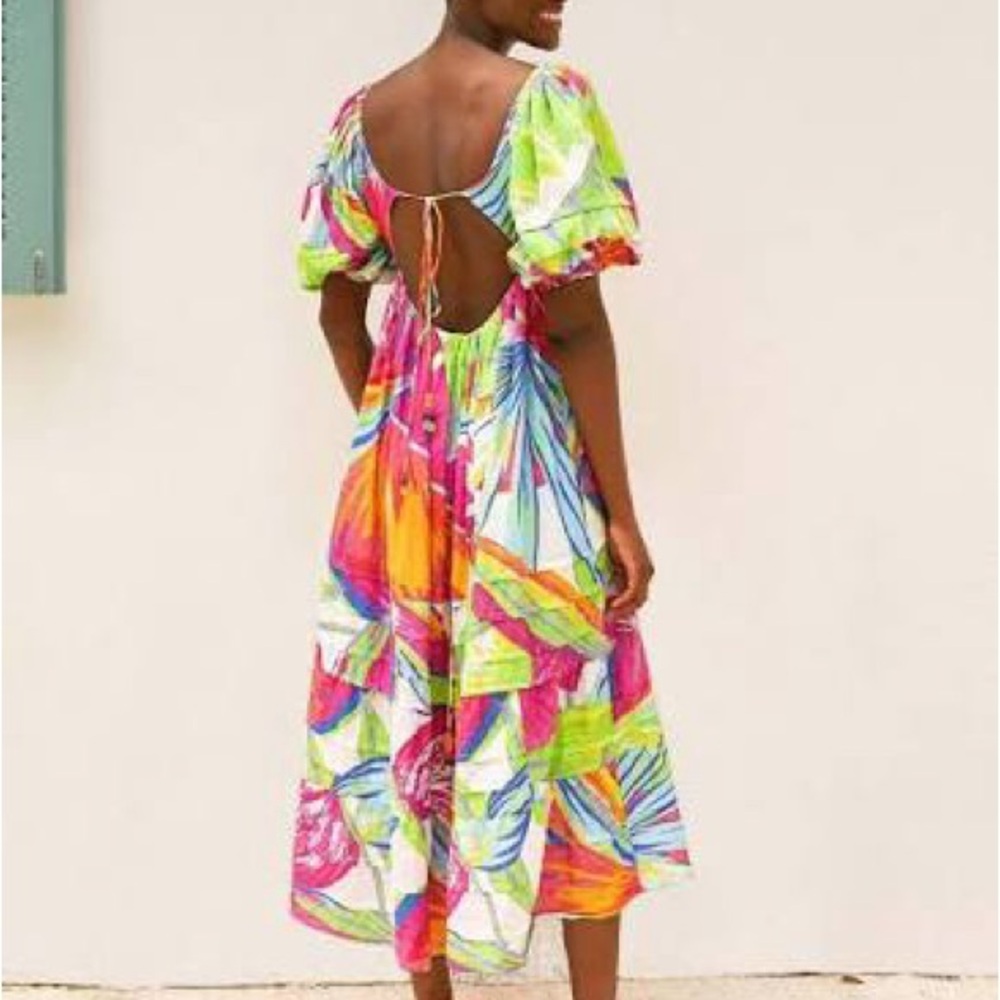 FARM Rio Vibrant Tropical Women's Dress